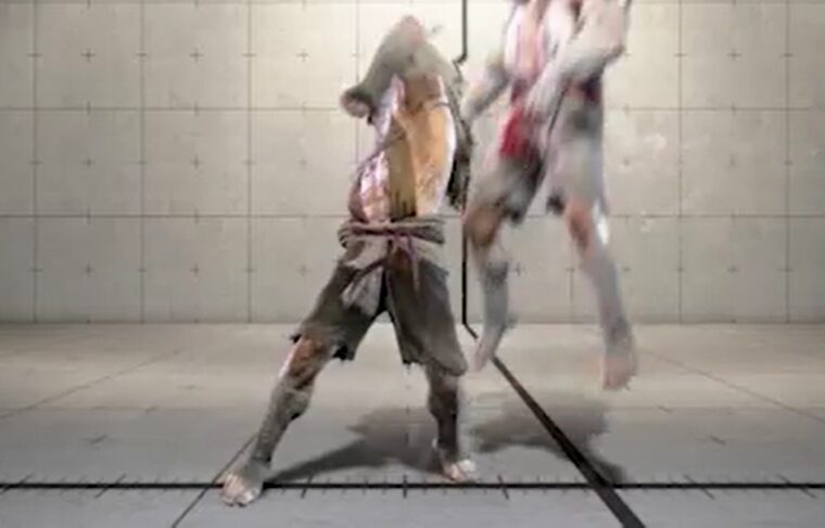 サガットのタイガーモノリスの攻撃画像
